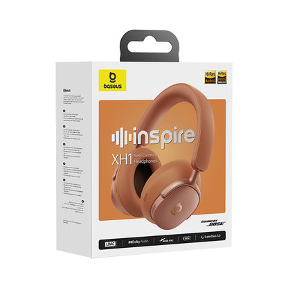 Handsfree Bluetooth Baseus Inspire XH1 Sound by Bose, A2DP, ANC, Laranja Coral A0203600