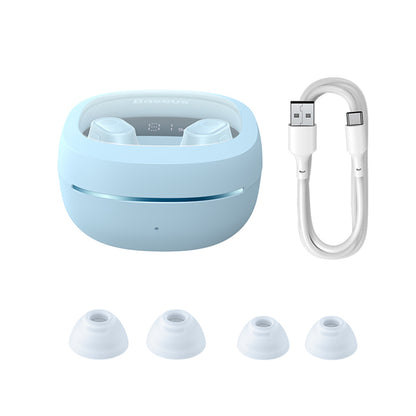 Handsfree Bluetooth Baseus WM02+, TWS, Azul NGTW370303