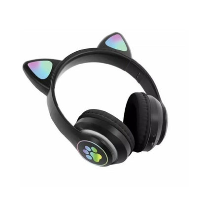 Handsfree Bluetooth Borofone BO18 Cat Ear, A2DP, Preto