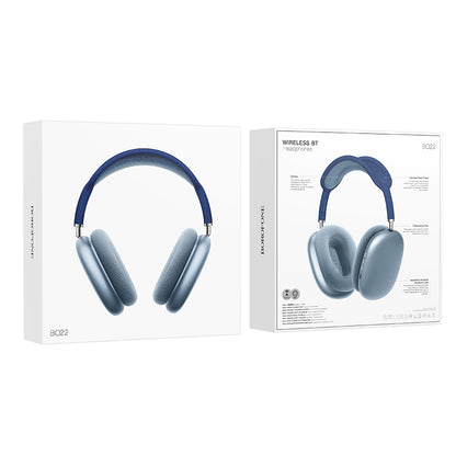 Auriculares Bluetooth Borofone BO22 Elegant, A2DP, Azul