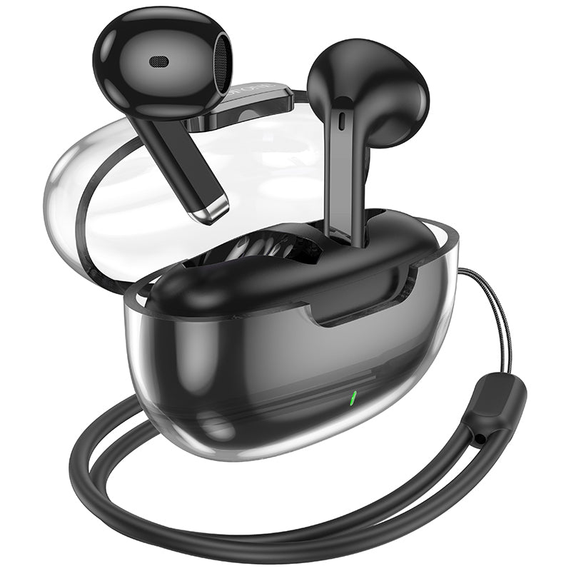 Handsfree Bluetooth Borofone BW46 Ice Flake, TWS, Preto