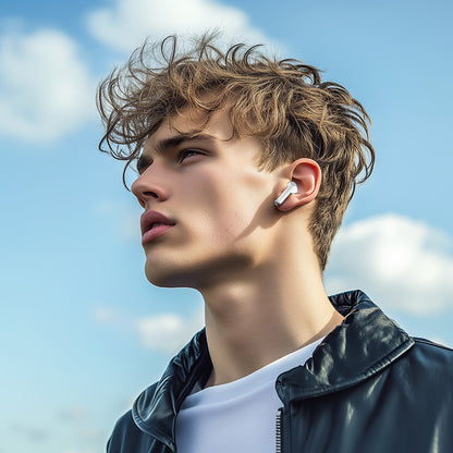 Handsfree Bluetooth Borofone BW88 Deep Rhyme, TWS, Branco