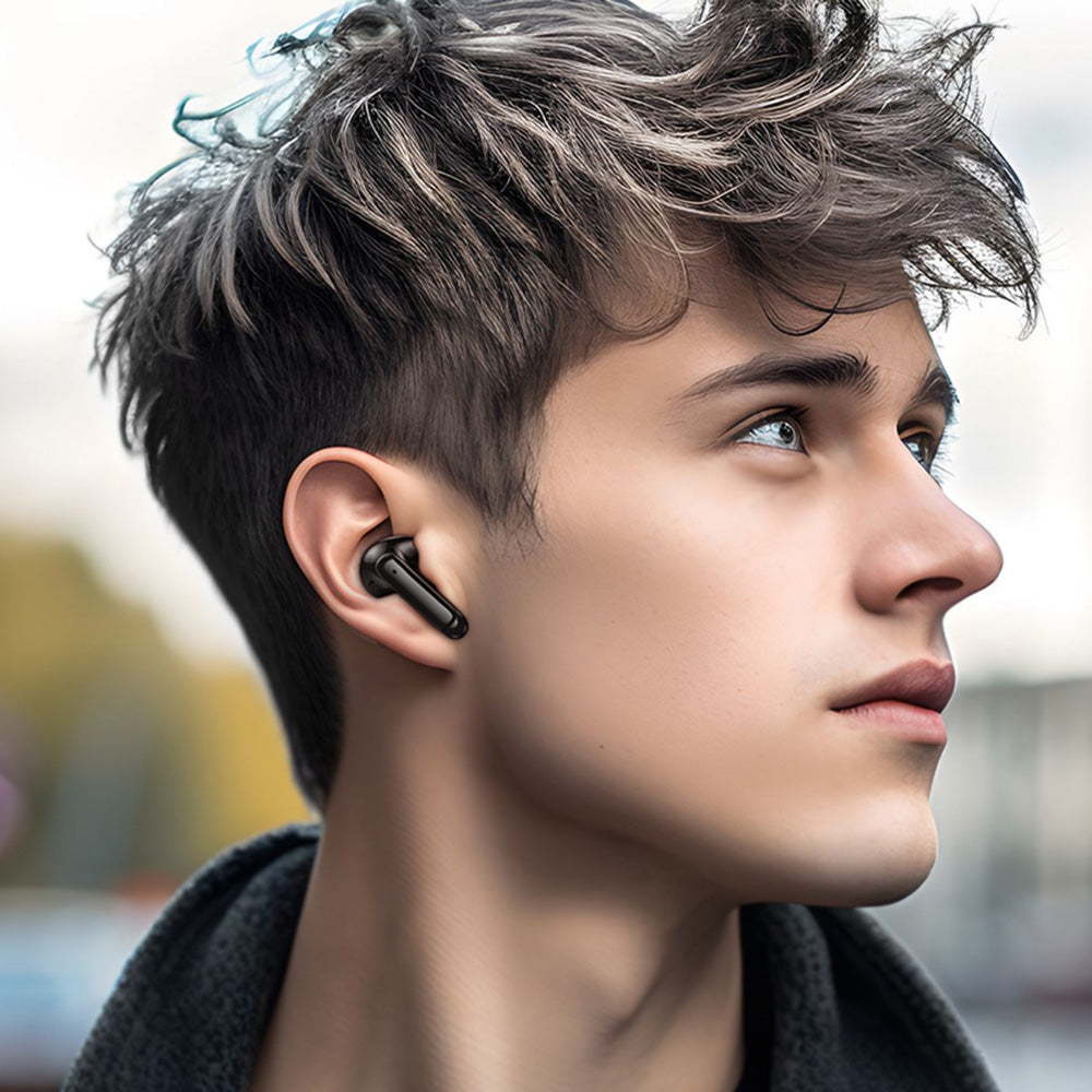 Handsfree Bluetooth Borofone FQ1 Shine, TWS, Preto