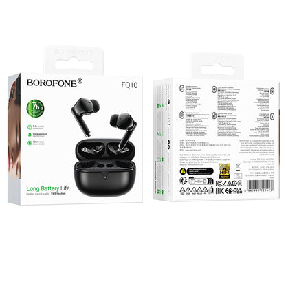 Handsfree Bluetooth Borofone FQ10 Joyful, TWS, Preto
