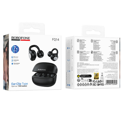 Handsfree Bluetooth Borofone FQ14 Joy, TWS, Preto