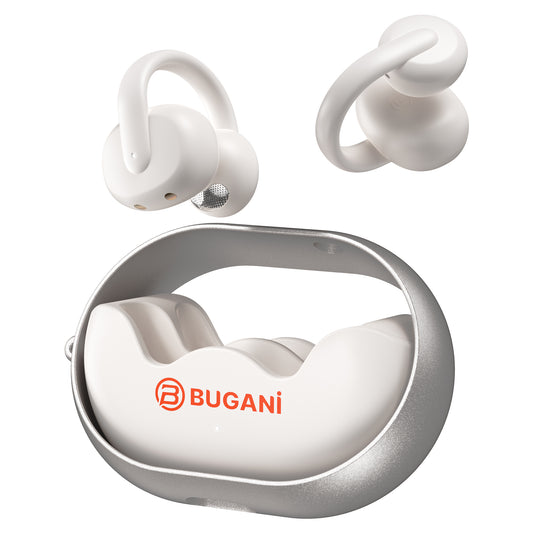 Auricular Bluetooth Bugani Clip B21, TWS, Branco