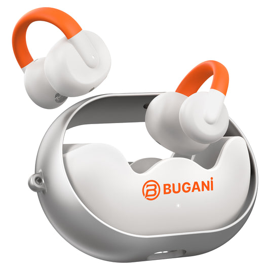 Auricular Bluetooth Bugani Clip B21, TWS, Branco