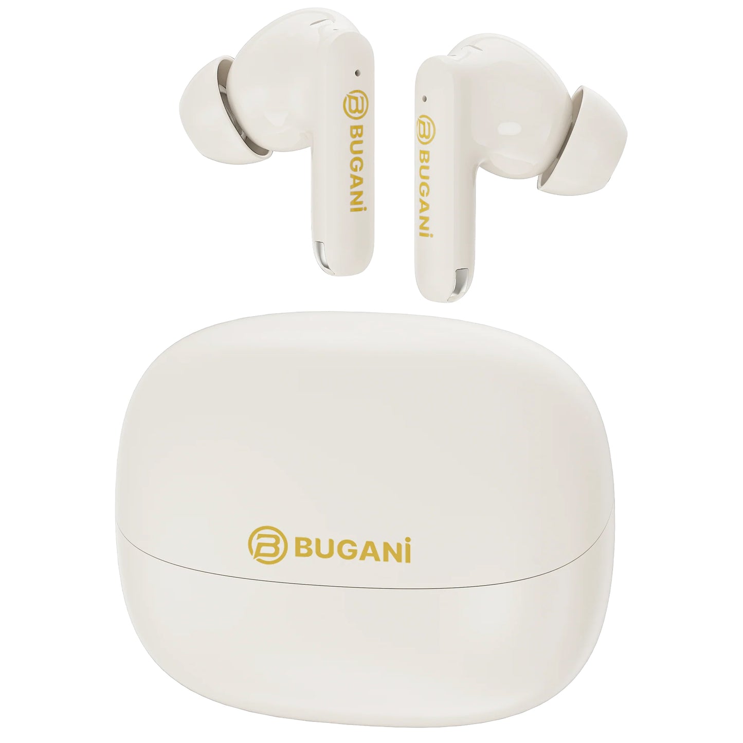 Handsfree Bluetooth Bugani Freebuds B20, TWS, ANC, Creme Claro