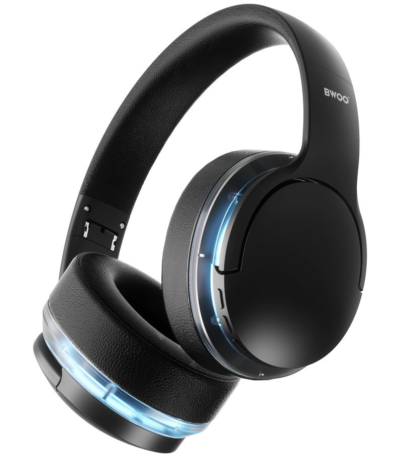 Auricular Bluetooth BWOO BO-BW587, A2DP, ANC, Preto