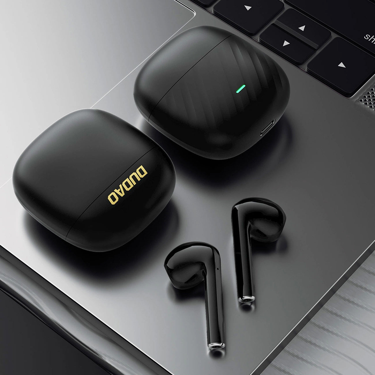 Handsfree Bluetooth Dudao U14+, TWS, Preto