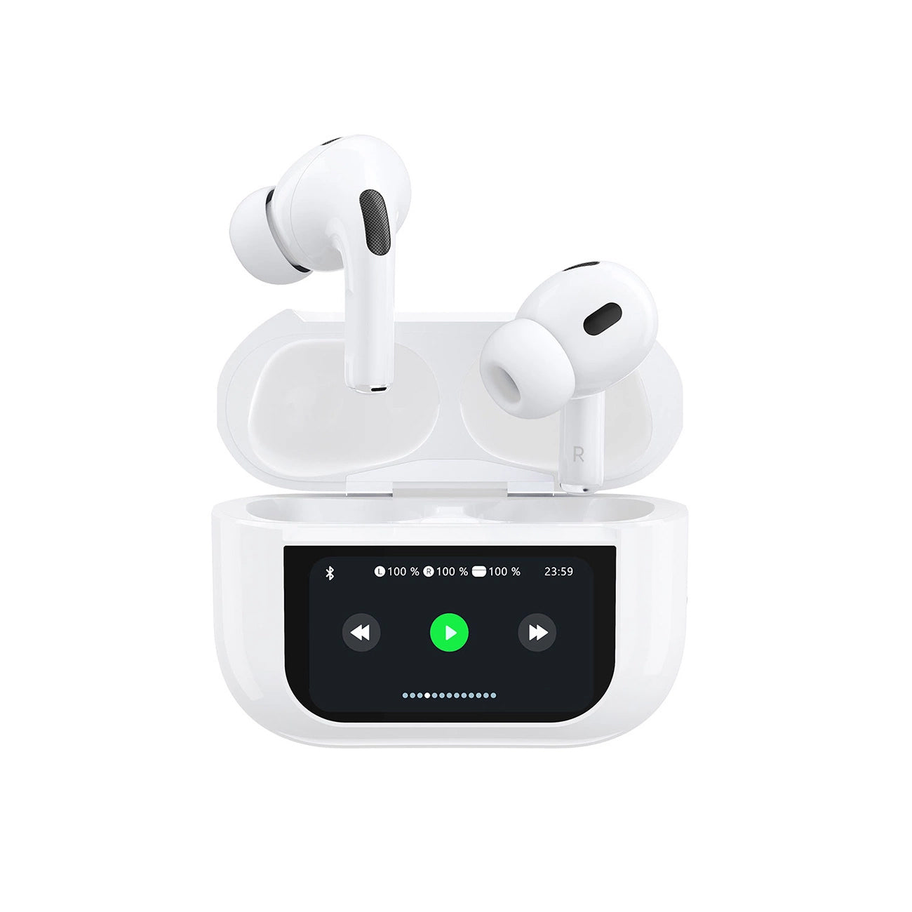 Handsfree Bluetooth Dudao U19 Display, TWS, Branco