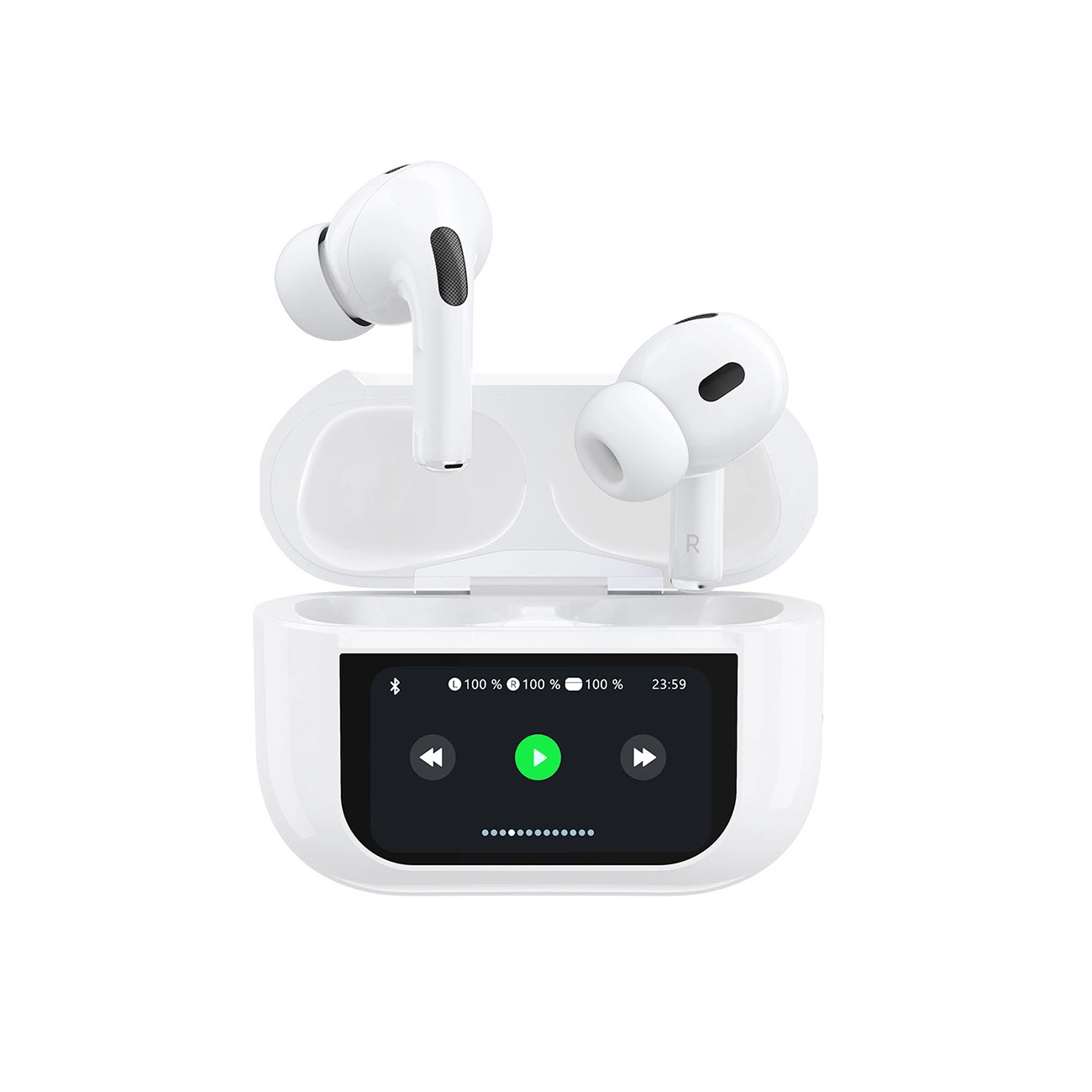 Handsfree Bluetooth Dudao U19 Display, TWS, Branco, Recondicionado