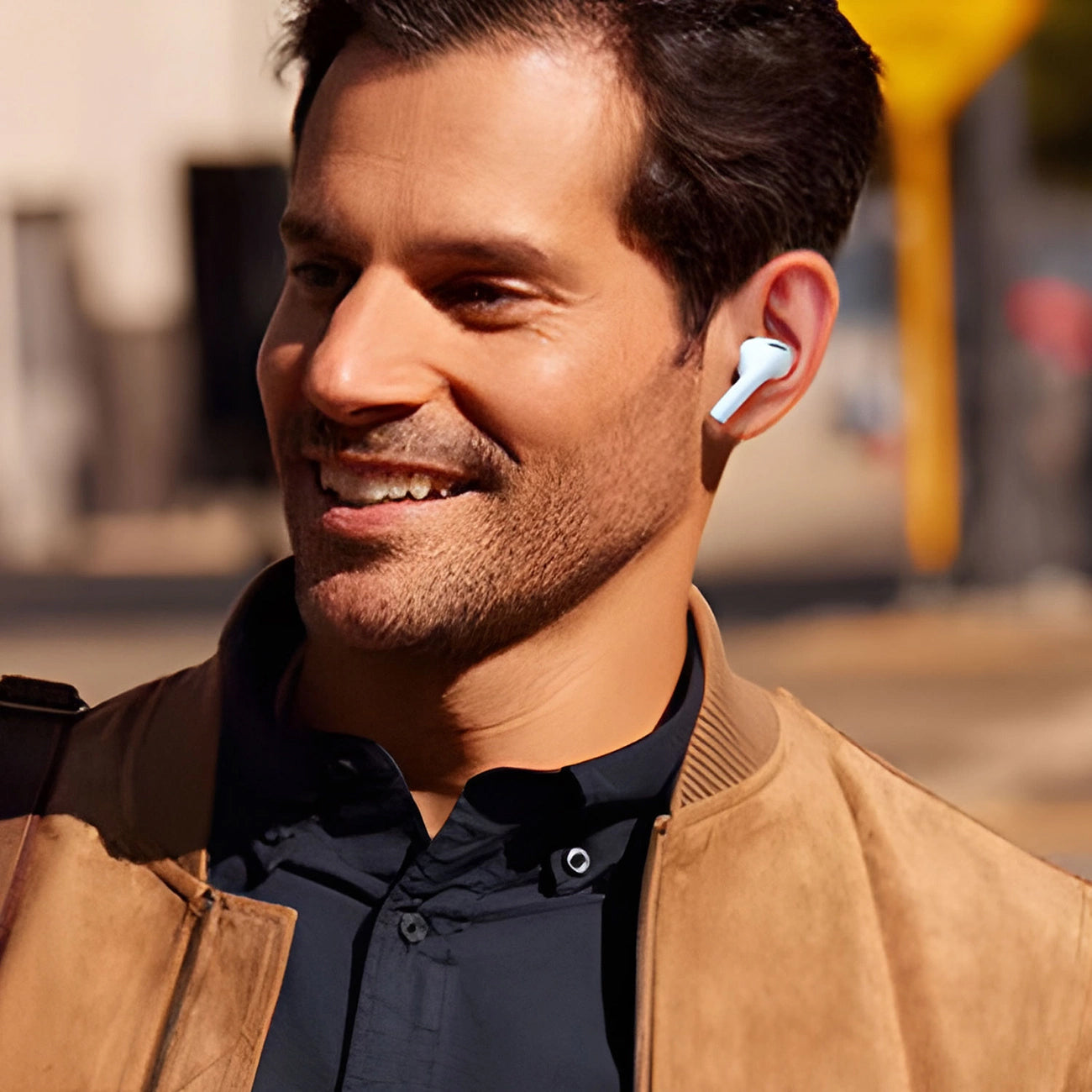 Handsfree Bluetooth Dudao U19 Display, TWS, Branco