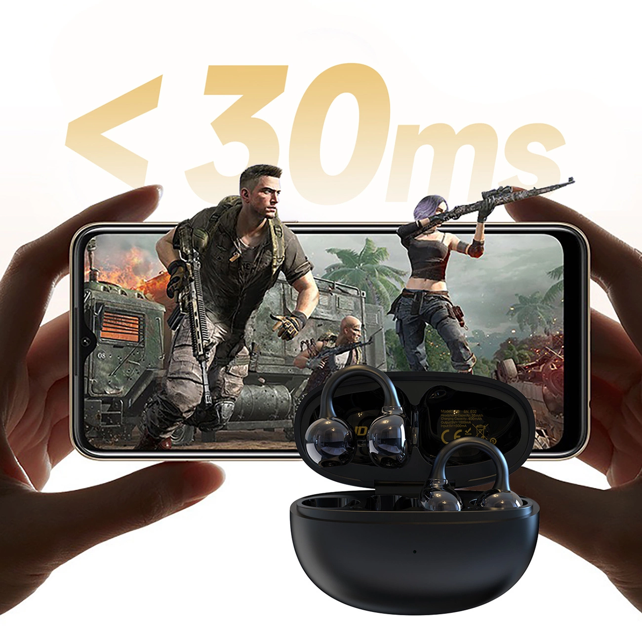Handsfree Bluetooth Dudao U20, TWS, Preto