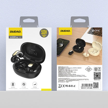 Handsfree Bluetooth Dudao U20, TWS, Preto
