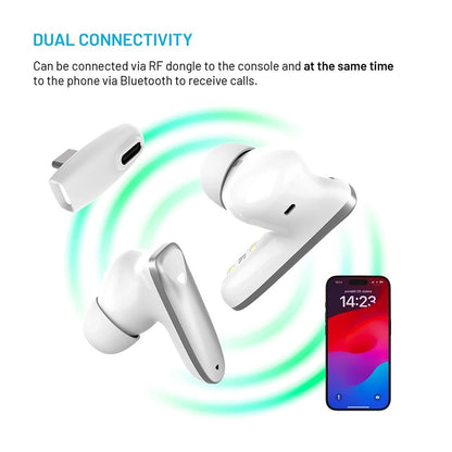 Auriculares Bluetooth Fixos, TWS, Branco