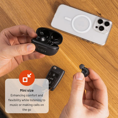 Handsfree Bluetooth Fixo, TWS, Preto