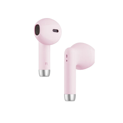 Handsfree Bluetooth Fixo, TWS, Rosa