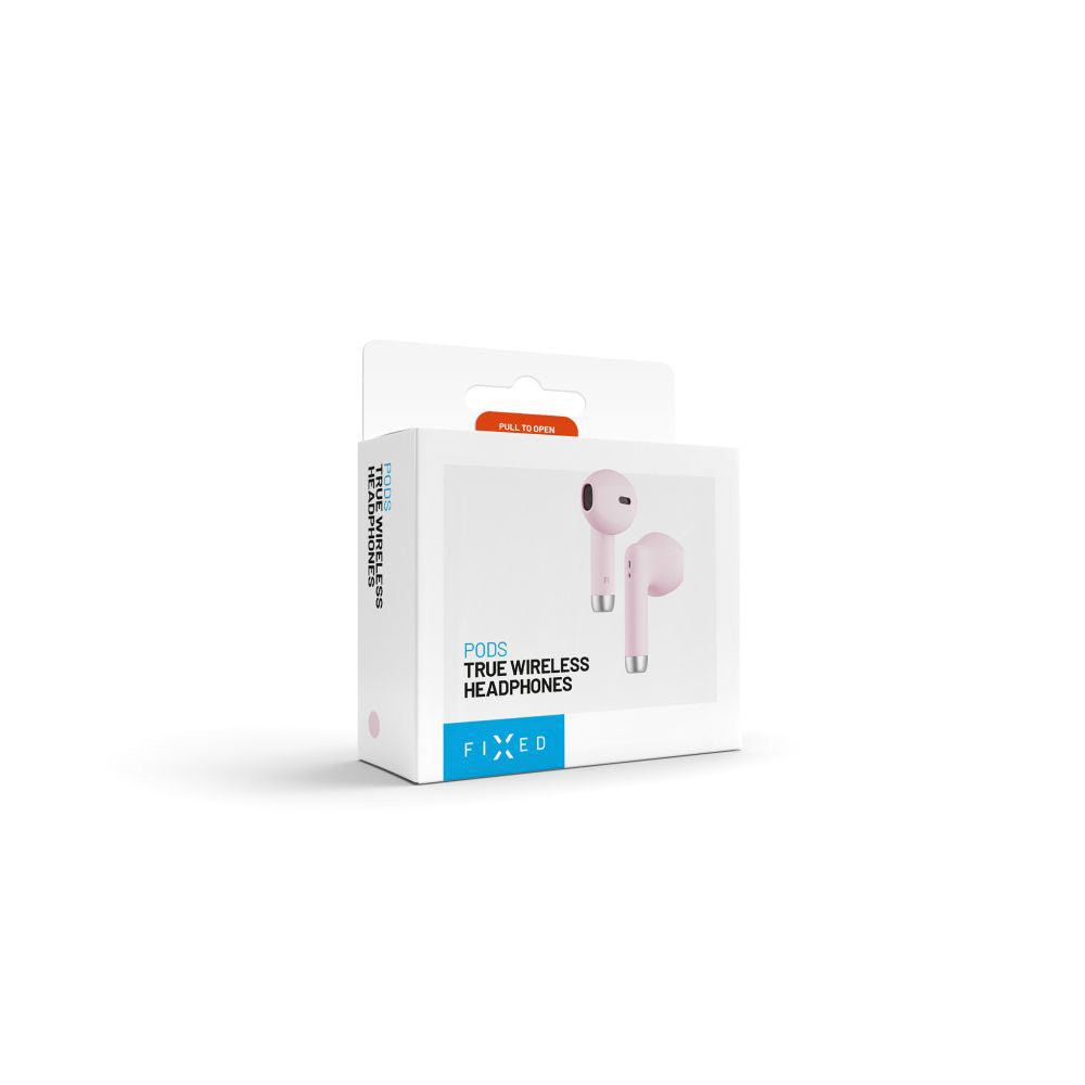 Handsfree Bluetooth Fixo, TWS, Rosa