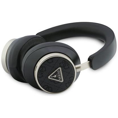 Handsfree Bluetooth Guess 4G Logotipo Triângulo Dourado, A2DP, Preto