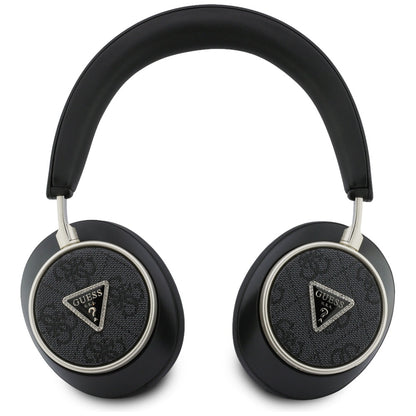 Handsfree Bluetooth Guess 4G Logotipo Triângulo Dourado, A2DP, Preto