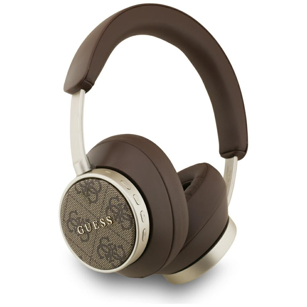 Handsfree Bluetooth Guess 4G Classic Logo, A2DP, Castanho