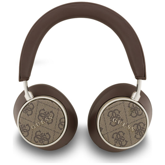 Handsfree Bluetooth Guess 4G Classic Logo, A2DP, Castanho