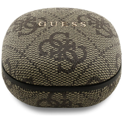 Handsfree Bluetooth Guess 4G Classic Metal Logo, TWS, Castanho