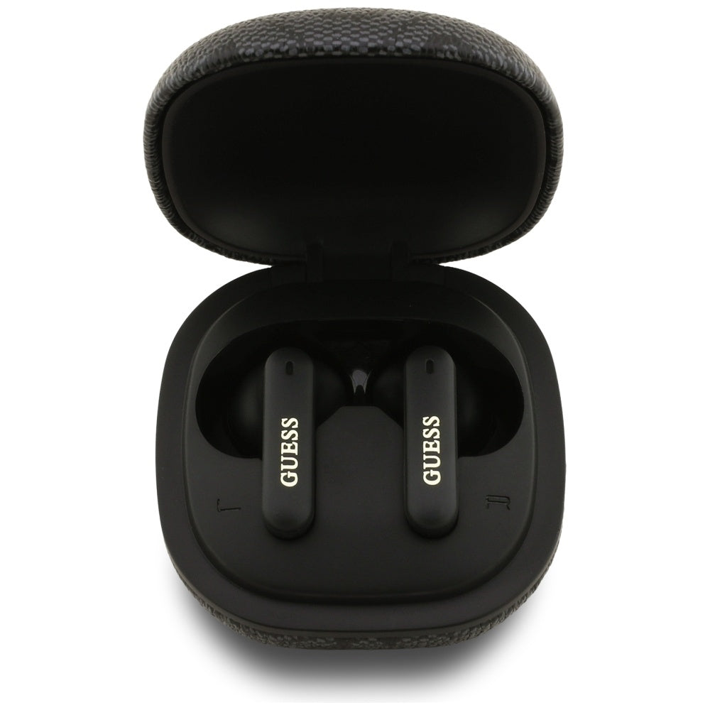 Handsfree Bluetooth Guess 4G Classic Metal Logo, TWS, Preto