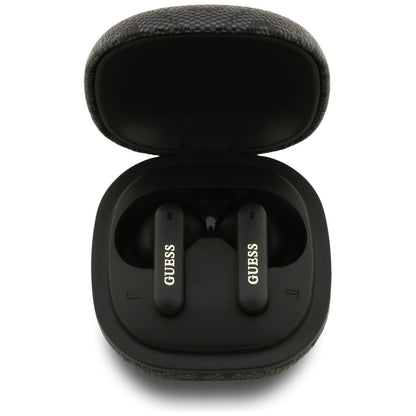 Handsfree Bluetooth Guess 4G Classic Metal Logo, TWS, Preto