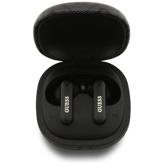 Handsfree Bluetooth Guess 4G Classic Metal Logo, TWS, Preto