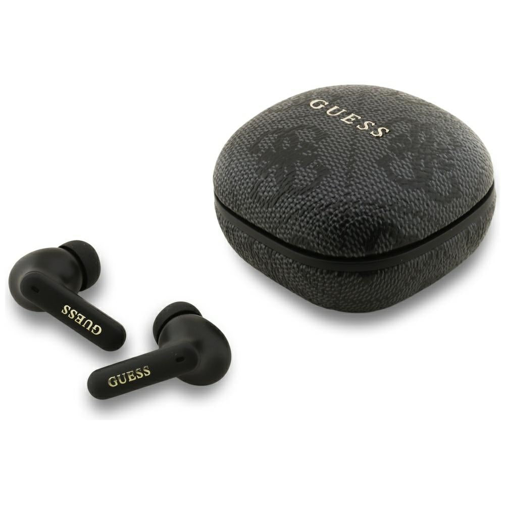 Handsfree Bluetooth Guess 4G Classic Metal Logo, TWS, Preto