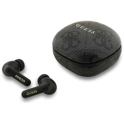 Handsfree Bluetooth Guess 4G Classic Metal Logo, TWS, Preto