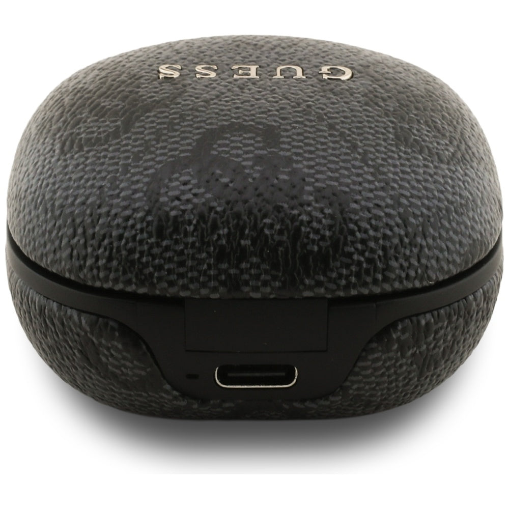 Handsfree Bluetooth Guess 4G Classic Metal Logo, TWS, Preto