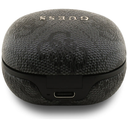 Handsfree Bluetooth Guess 4G Classic Metal Logo, TWS, Preto