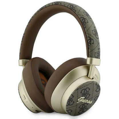 Handsfree Bluetooth Guess 4G Gold Script Metal, A2DP, Castanho