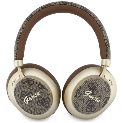 Handsfree Bluetooth Guess 4G Gold Script Metal, A2DP, Castanho