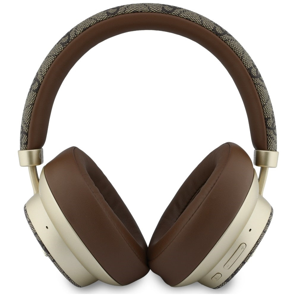 Handsfree Bluetooth Guess 4G Gold Script Metal, A2DP, Castanho