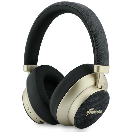 Auricular Bluetooth Mãos Livres Guess 4G Gold Script Metal, A2DP, Preto