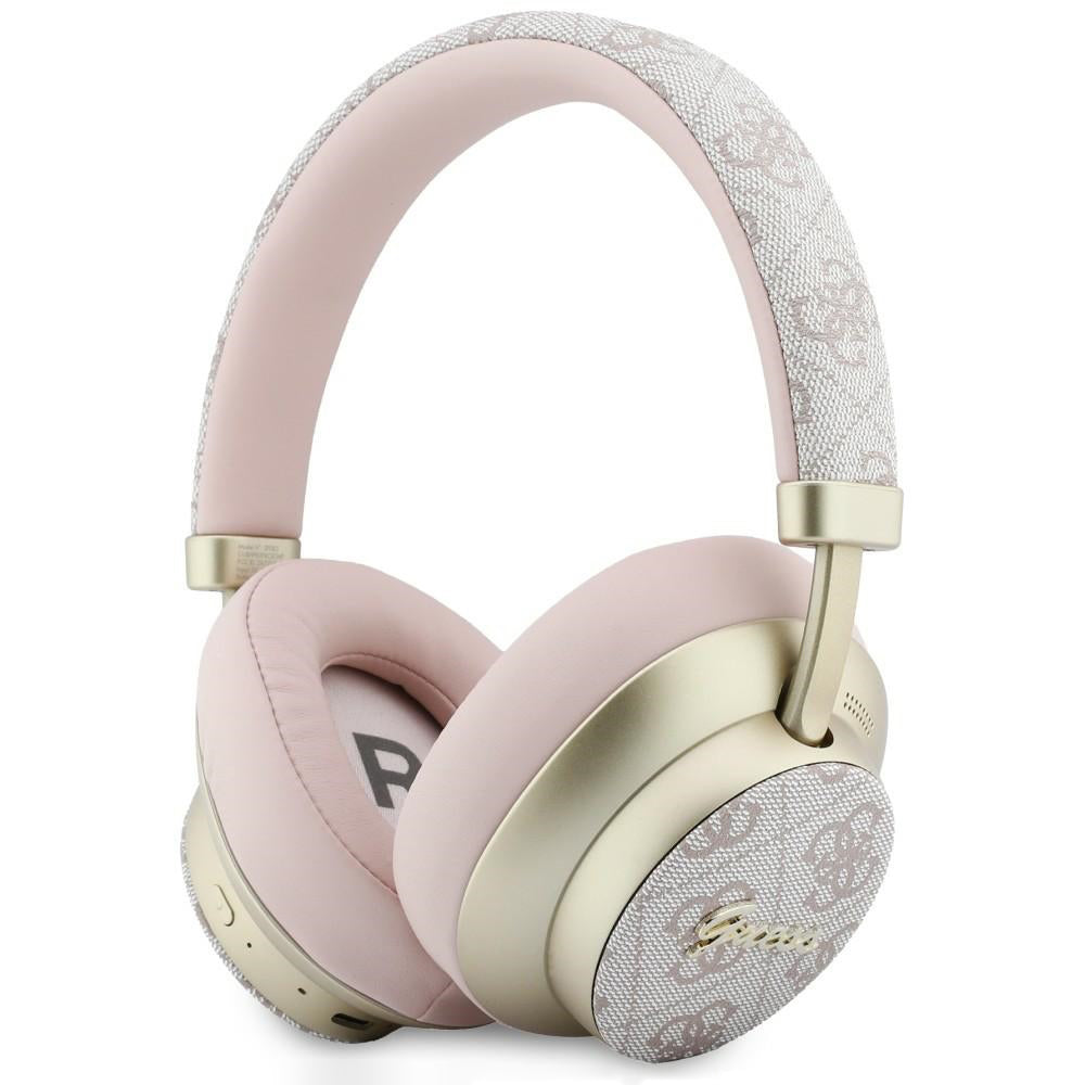 Handsfree Bluetooth Guess 4G Gold Script Metal, A2DP, Rosa