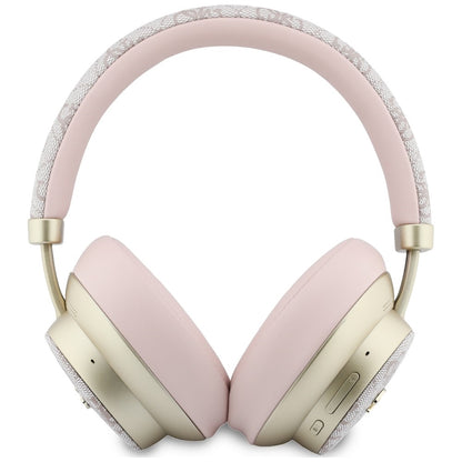 Handsfree Bluetooth Guess 4G Gold Script Metal, A2DP, Rosa