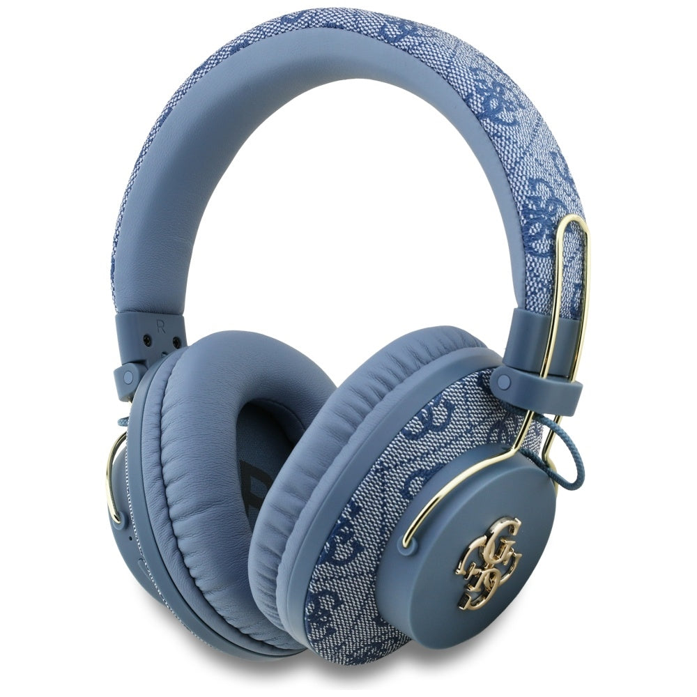 Handsfree Bluetooth Guess 4G Metal Logo, A2DP, Azul