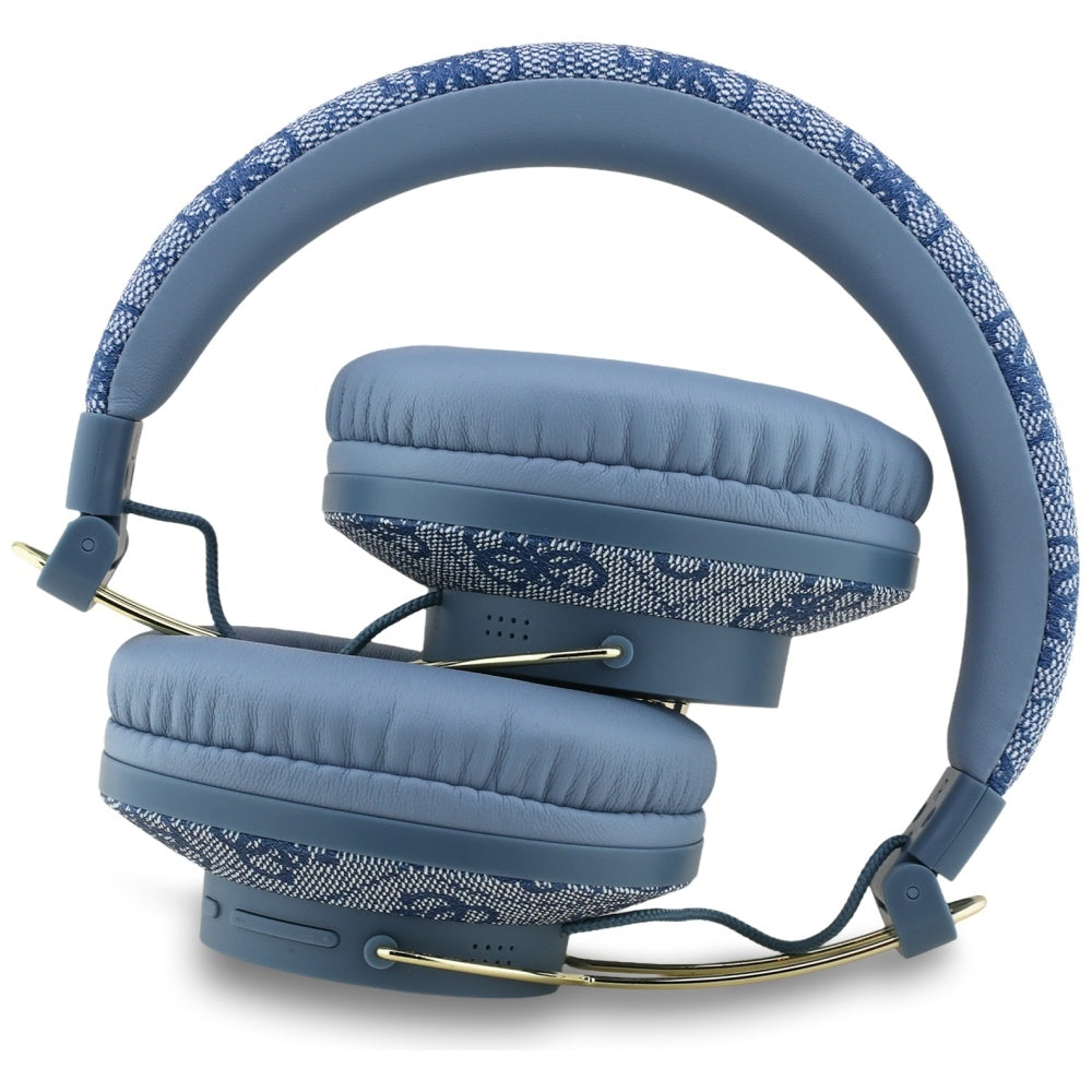 Handsfree Bluetooth Guess 4G Metal Logo, A2DP, Azul