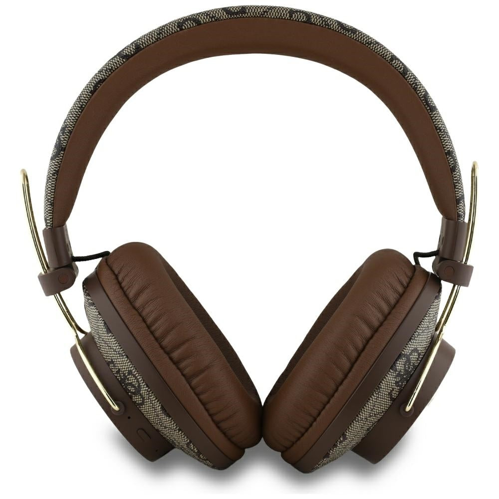 Handsfree Bluetooth Guess 4G Metal Logo, A2DP, Marrom