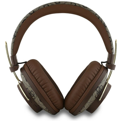 Handsfree Bluetooth Guess 4G Metal Logo, A2DP, Marrom