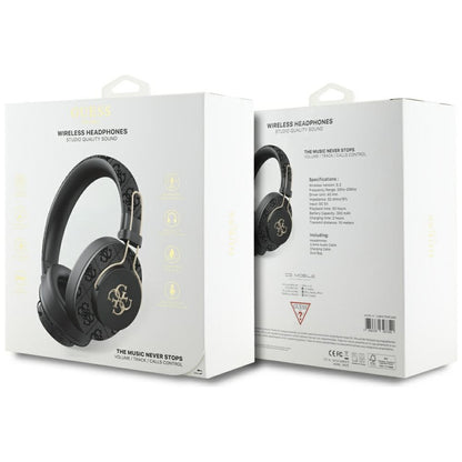 Handsfree Bluetooth Guess 4G Metal Logo, A2DP, Preto