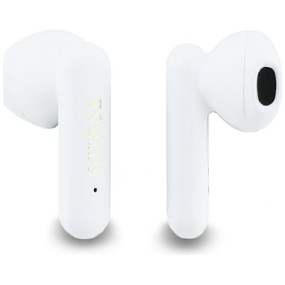 Handsfree Bluetooth Guess 4G Metal Logo, TWS, Branco