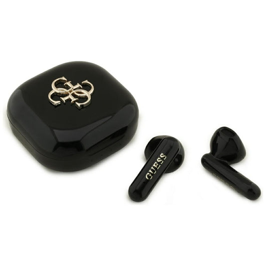 Handsfree Bluetooth Guess 4G Metal Logo, TWS, Preto