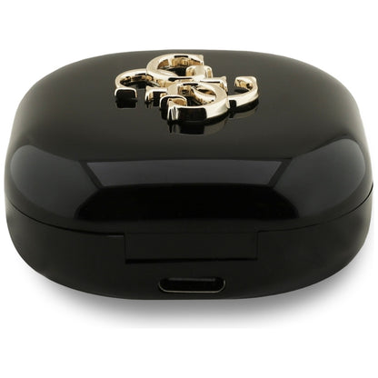 Handsfree Bluetooth Guess 4G Metal Logo, TWS, Preto