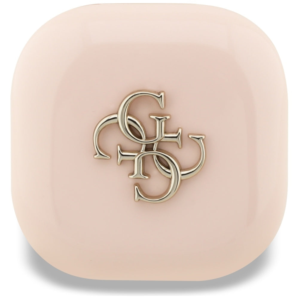 Handsfree Bluetooth Guess 4G Metal Logo, TWS, Rosa